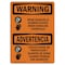 Signmission OSHA, Wear Goggles & Rubber Gloves Bilingual, 24in X 18in Rigid Plastic, 24" W, 18" H, Landscape OS-WS-P-1824-L-12913 - alternate 1